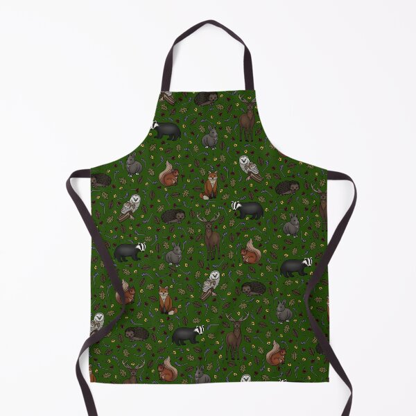 Item preview, British Woodland Animals, Forest Green designed and sold by auristela.
