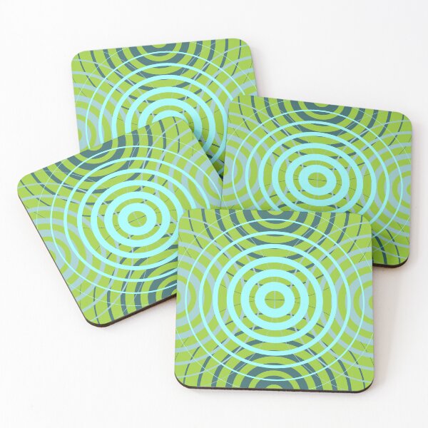 Item preview, Psychedelic Ripples in Green designed and sold by andabelart.