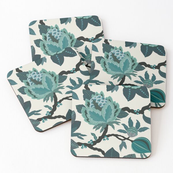 Item preview, Jacobean Floral designed and sold by Sarah Thorpe Designs .