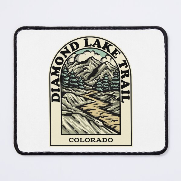 Item preview, Diamond Lake Trail Colorado hiking backpacking trail designed and sold by HalpinDesign.