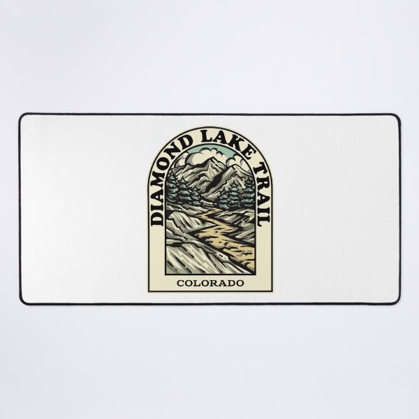 Item preview, Diamond Lake Trail Colorado hiking backpacking trail designed and sold by HalpinDesign.