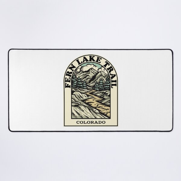 Artikelvorschau, Fern Lake Trail Colorado hiking backpacking trail entworfen und verkauft von HalpinDesign.