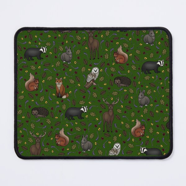 Item preview, British Woodland Animals, Forest Green  designed and sold by auristela.