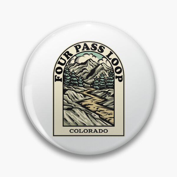 Item preview, Four Pass Loop Colorado hiking backpacking trail designed and sold by HalpinDesign.