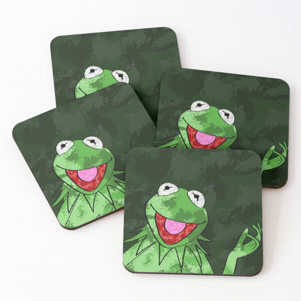 Item preview, Kermit Crayon Portrait (version 1/2) designed and sold by Jessiwins19.