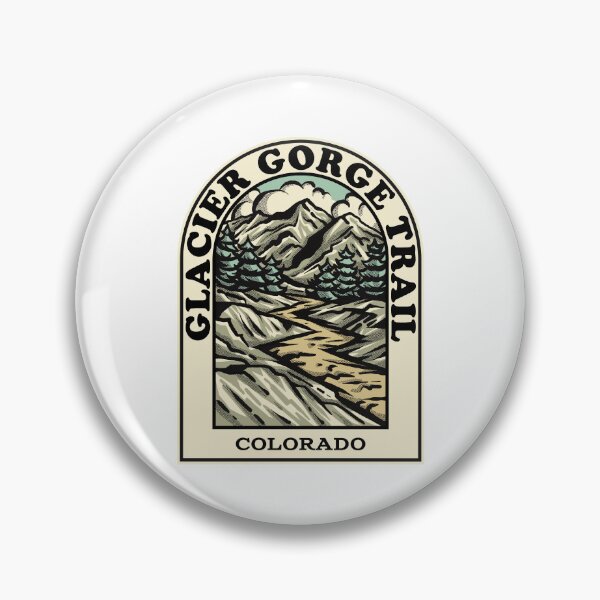 Item preview, Glacier Gorge Trail Colorado hiking backpacking trail designed and sold by HalpinDesign.