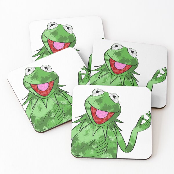 Item preview, Kermit Crayon Portrait (version 2/2 - no background) designed and sold by Jessiwins19.