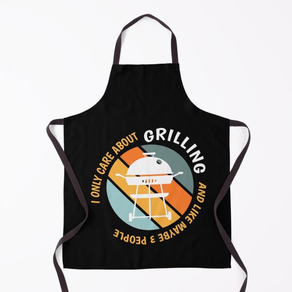Item preview, Funny Grilling Lovers - I Only Care About Grilling design designed and sold by Merchking1.