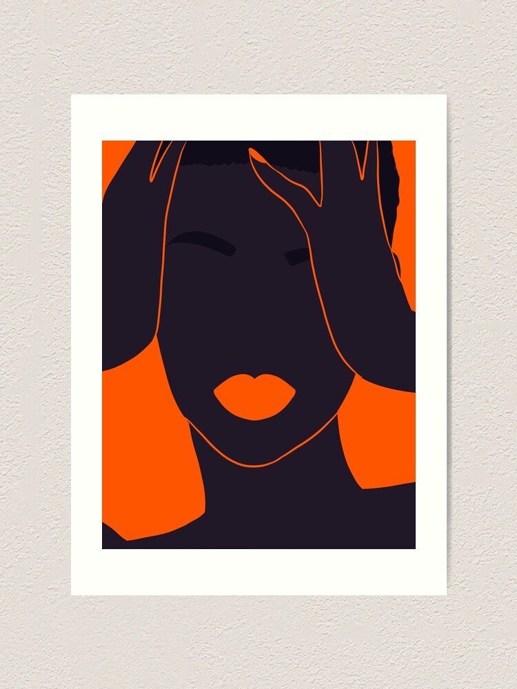 Faceless girl | Art Print