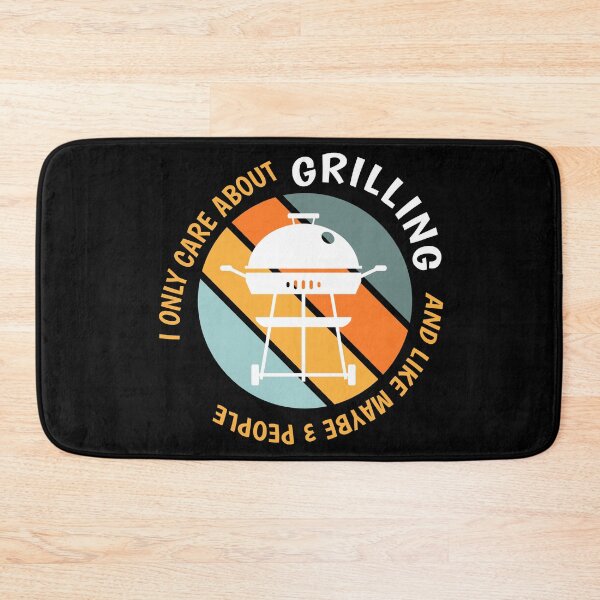 Item preview, Funny Grilling Lovers - I Only Care About Grilling design designed and sold by Merchking1.