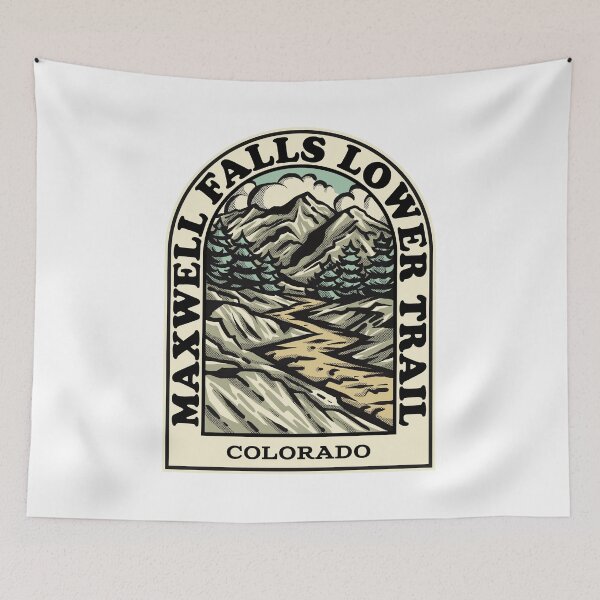 Item preview, Maxwell Falls Lower Trail Colorado hiking backpacking trail designed and sold by HalpinDesign.