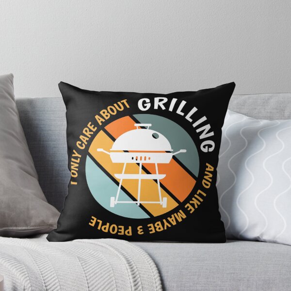 Item preview, Funny Grilling Lovers - I Only Care About Grilling design designed and sold by Merchking1.