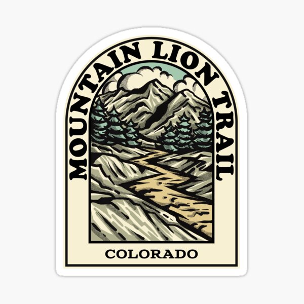 Item preview, Mountain Lion Trail Colorado hiking backpacking trail designed and sold by HalpinDesign.