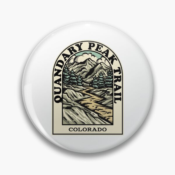 Item preview, Quandary Peak Trail Colorado hiking backpacking trail designed and sold by HalpinDesign.
