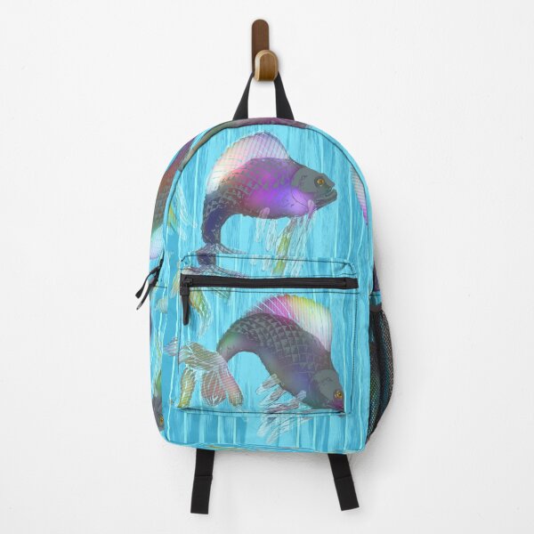 Item preview, Pattern - Jumping Fishes Rainbow designed and sold by Eejee-SK.