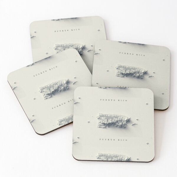 Item preview, Puerto Rico Relief Map 3D digitally-rendered designed and sold by ThinkAboutMaps.