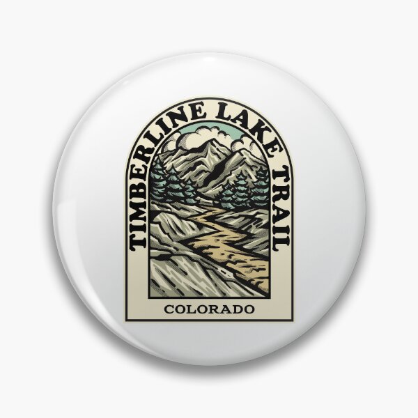 Item preview, Timberline Lake Trail Colorado hiking backpacking trail designed and sold by HalpinDesign.