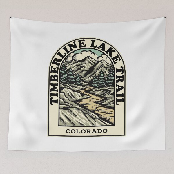 Item preview, Timberline Lake Trail Colorado hiking backpacking trail designed and sold by HalpinDesign.