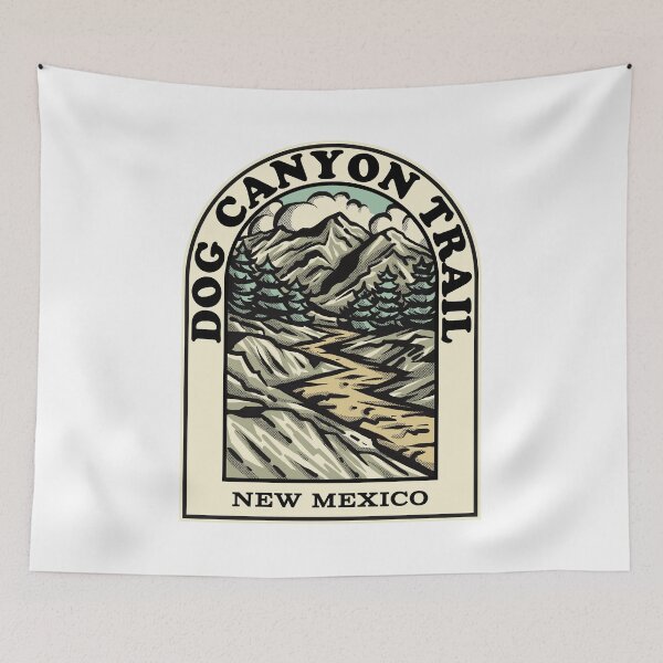 Item preview, Dog Canyon Trail New Mexico hiking backpacking trail designed and sold by HalpinDesign.
