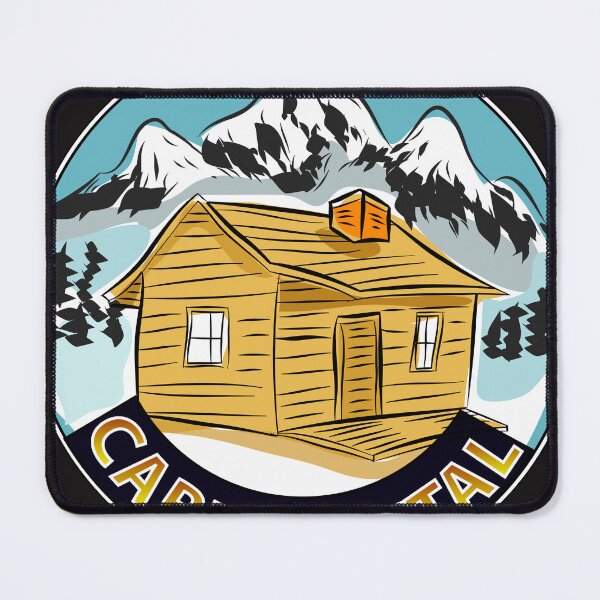 Item preview, Mountain Cabin Rental Badge designed and sold by karyalangit.