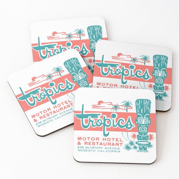 Item preview, Tropics Motor Hotel 1950s Retro Matchbook Art designed and sold by Khaslid7311.