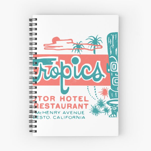 Item preview, Tropics Motor Hotel 1950s Retro Matchbook Art designed and sold by Khaslid7311.