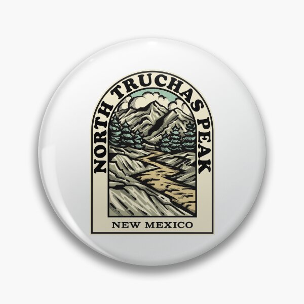 Item preview, North Truchas Peak New Mexico hiking backpacking trail designed and sold by HalpinDesign.