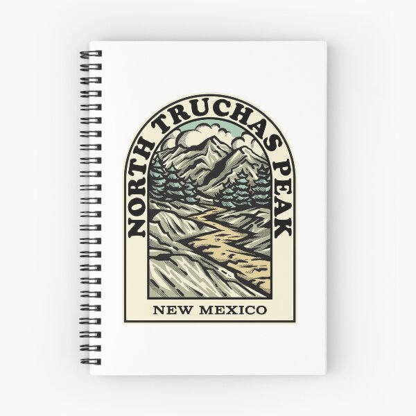 Item preview, North Truchas Peak New Mexico hiking backpacking trail designed and sold by HalpinDesign.