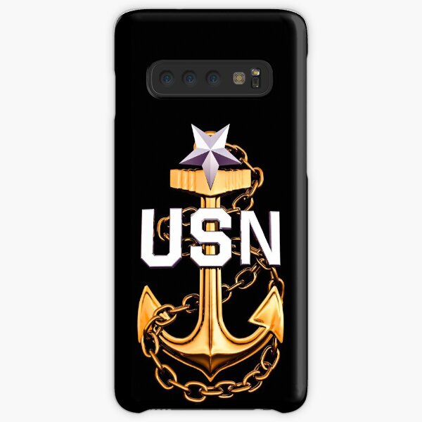 A Senior Chief Petty Officer's Gold Fouled Anchor Samsung Galaxy Snap Case