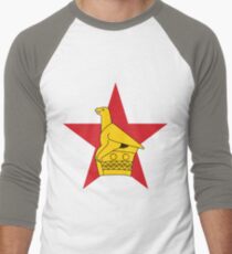 Zimbabwe Baseballshirt für Männer