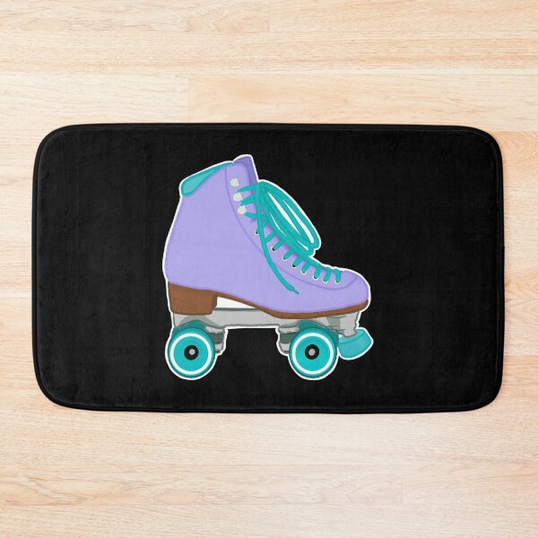 Item preview, Lilac And Teal Rollerskate Pastel Sticker designed and sold by ayeshadanaqws.
