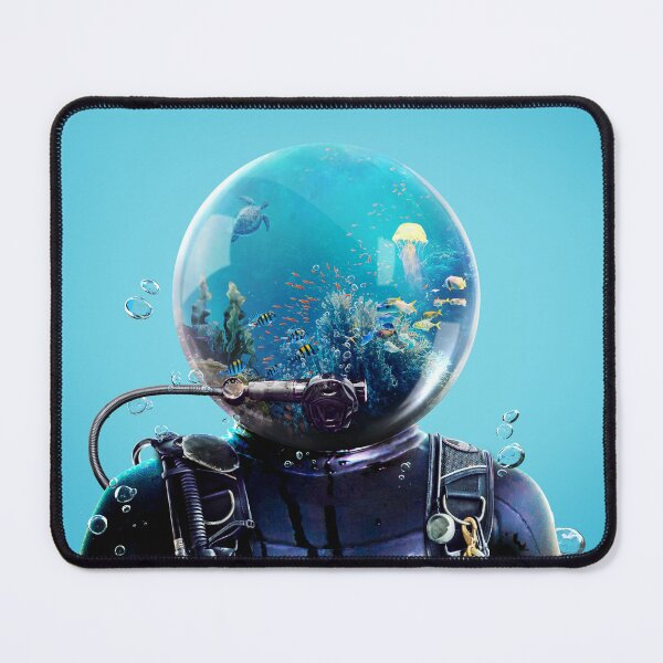 Item preview, Bubble man - Underwater designed and sold by ALDZWILD.
