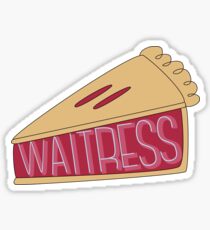 Kellnerin Pie Sticker