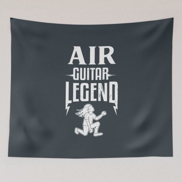 Item preview, Air Guitar Player Legend Rock Band Member designed and sold by NheLanHJK.