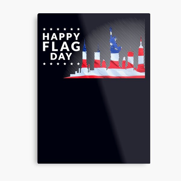 National USA Flag Day Metal Print