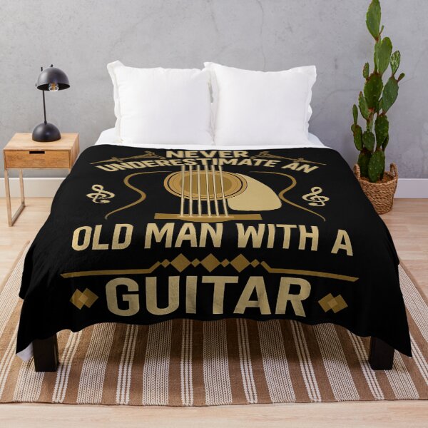 Item preview, Never Underestimate An Old Man With A Guitar designed and sold by ujgbnx.