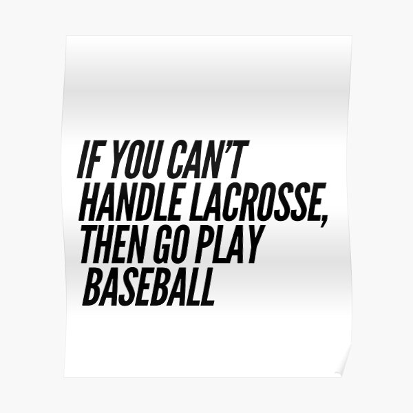 Chaos Lacrosse Jarrod Neumann Poster for Sale by LacrosseSticks