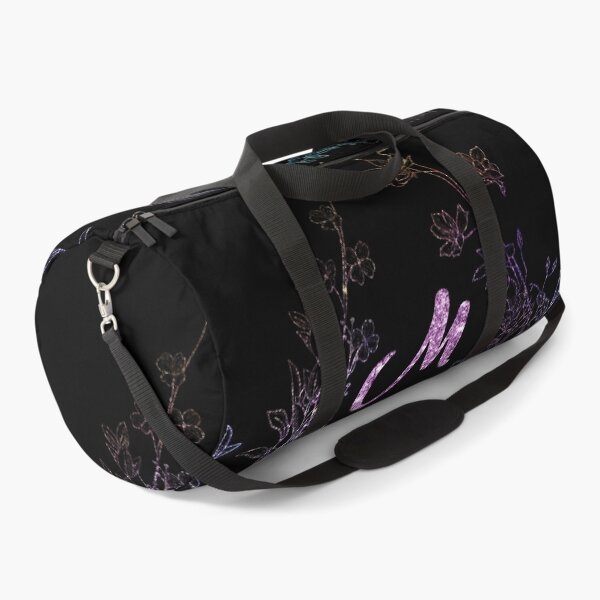 Item preview,  Glitter Floral Monogram M designed and sold by ModernStyleBoho.