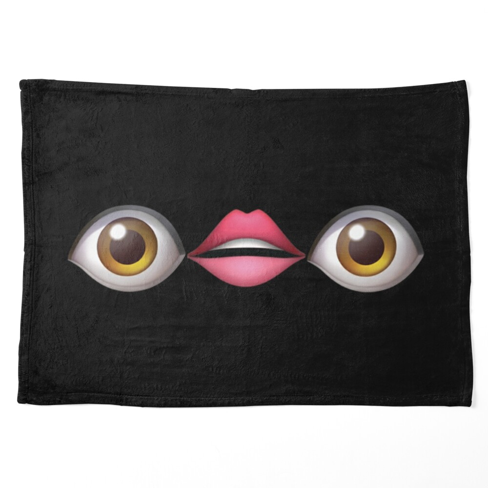 Eyes and Mouth Emoji Sticker for Sale by Biochao