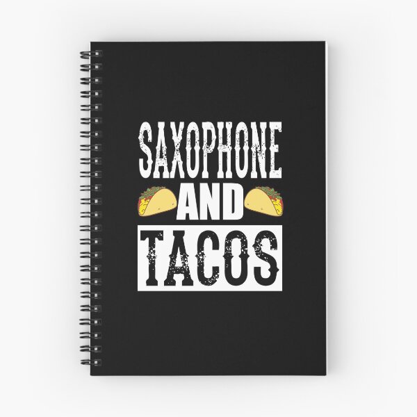 Item preview, Saxophone and Tacos Funny Taco Band designed and sold by Tee Kaboom!.