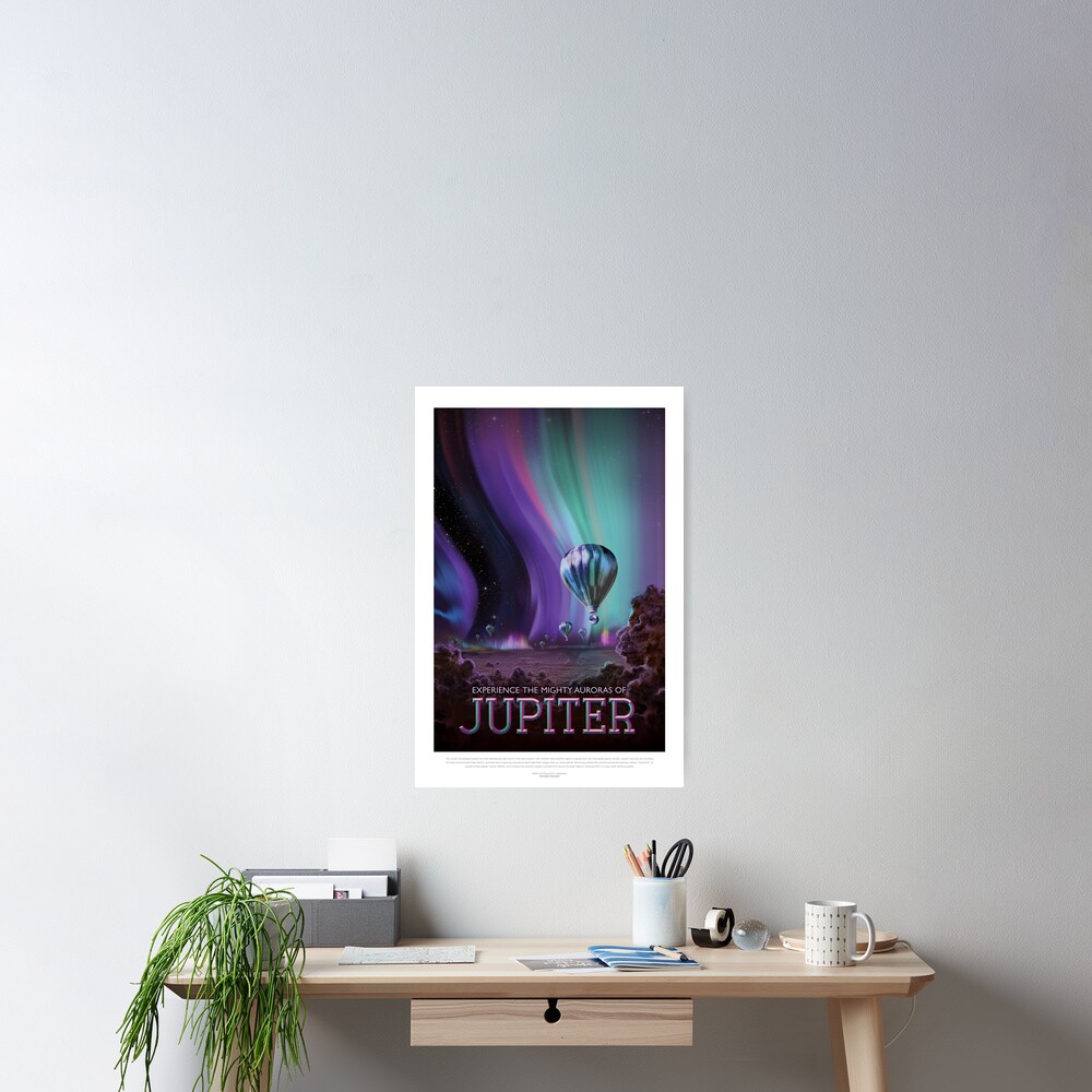 Poster « NASA JPL Space Tourism: Jupiter (résolution 8K)»