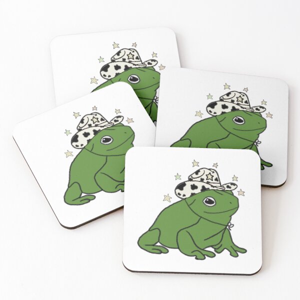 Item preview, Frog with a cowboy hat ★ Sticker designed and sold by NicoSnowa.