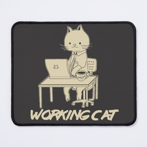 Item preview, Working Cat designed and sold by AdyKurniawan.