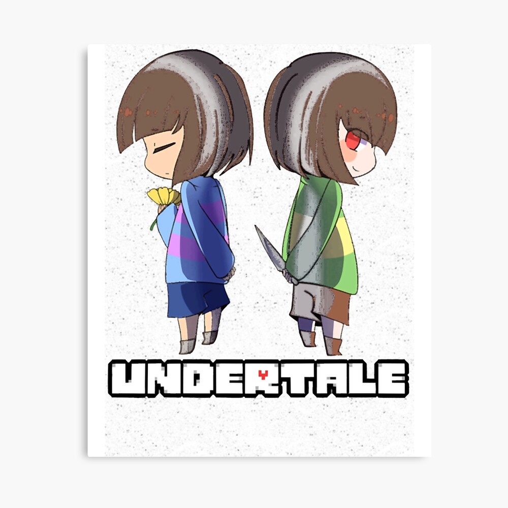 Undertale - chara and frisk