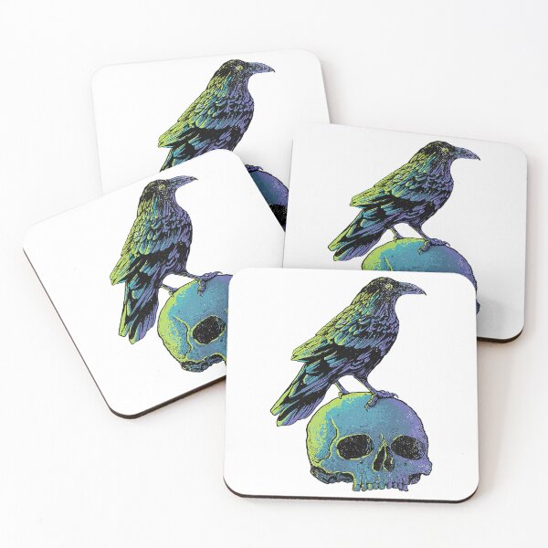 Aperçu de l'œuvre Vintage Crow Skull Spooky Raven Gothique Halloween Vêtements créée et vendue par NelsonBoris.