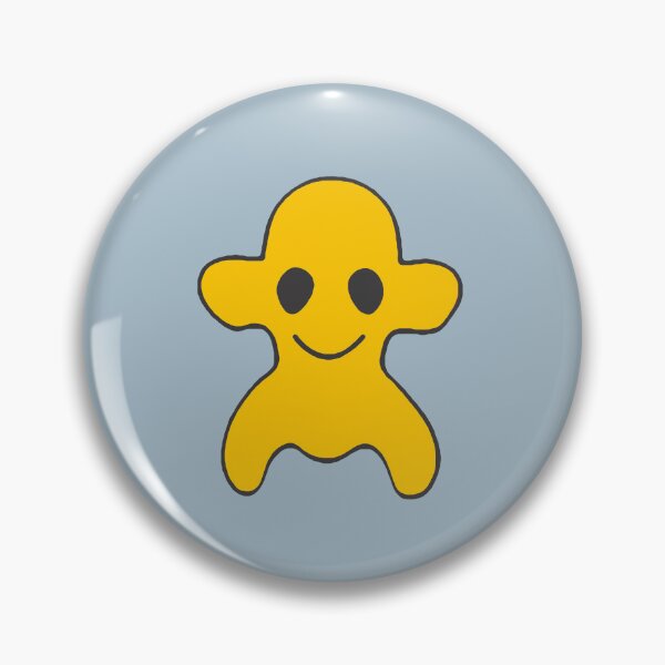 Item preview, yellow ghost cartoon character designed and sold by Vonalford.