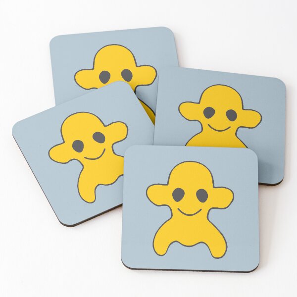 Item preview, yellow ghost cartoon character designed and sold by Vonalford.