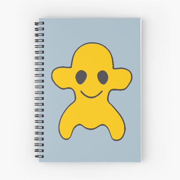Item preview, yellow ghost cartoon character designed and sold by Vonalford.