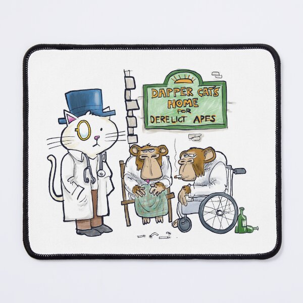 Item preview, Dapper Cat - Home for derelict apes designed and sold by johnnybuzt.