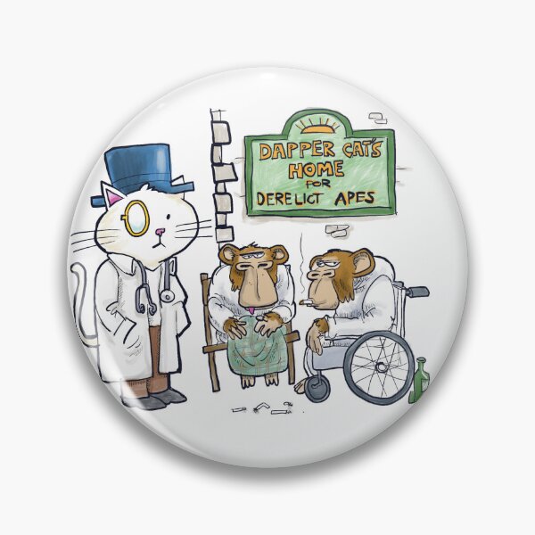 Item preview, Dapper Cat - Home for derelict apes designed and sold by johnnybuzt.